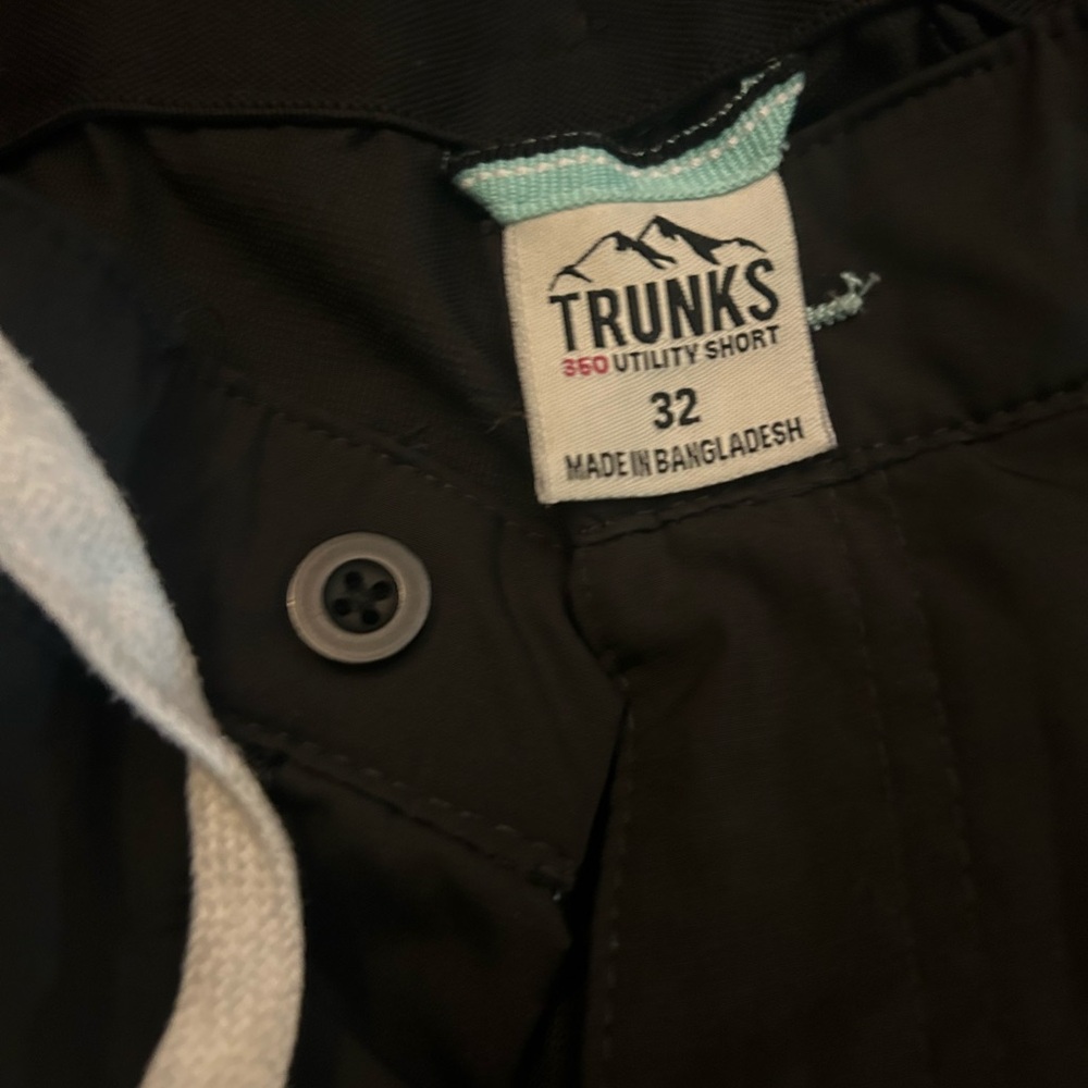 Men’s black trunk shorts